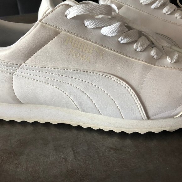 White Puma Roma Size 11 good condition - Picture 3 of 7